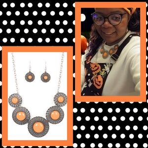 2/$10 Paparazzi Detail Orientated - Orange Necklace